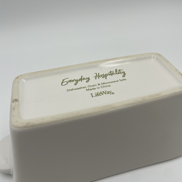 Lifeway Ceramic Mini Loaf Pan 'Adore Him' - Picture 10 of 13